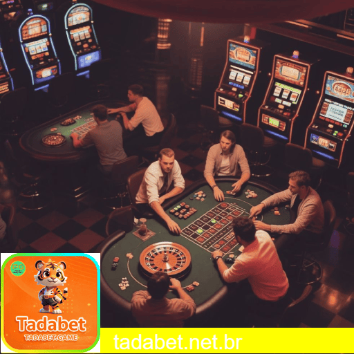 Imagem promocional do cassino online da TADABET mostrando jogos ao vivo