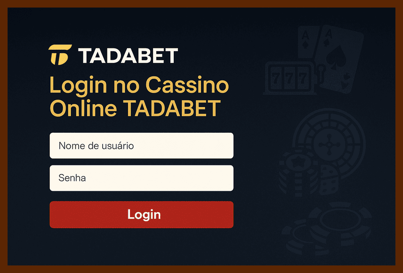 Não Perca tempo, o rRgistro na site TADABET