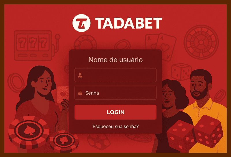 Criar uma nova Conta no plataforma TADABET